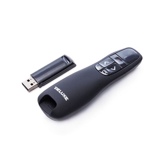 Презентер Deluxe DP100BK, беспроводной, 2.4ГГц, 5 кноп