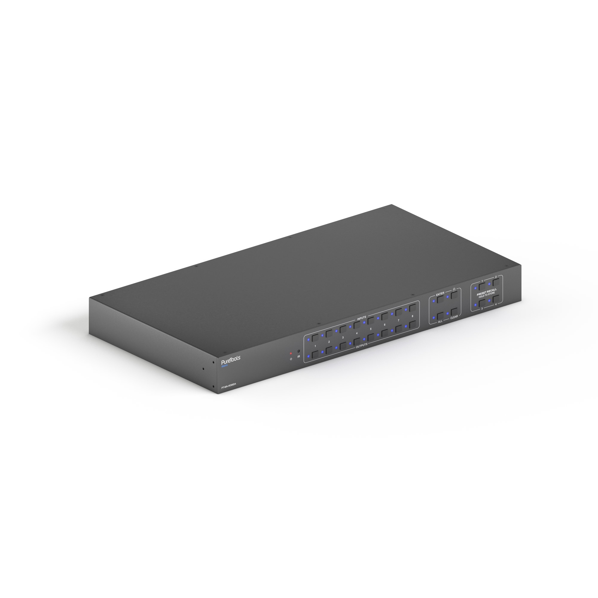 Матричный коммутатор Purelink PT-MA-HD88DA PureTools - HDMI 2.0 Matrix 8x8, 4K (60Hz 4:4:4)