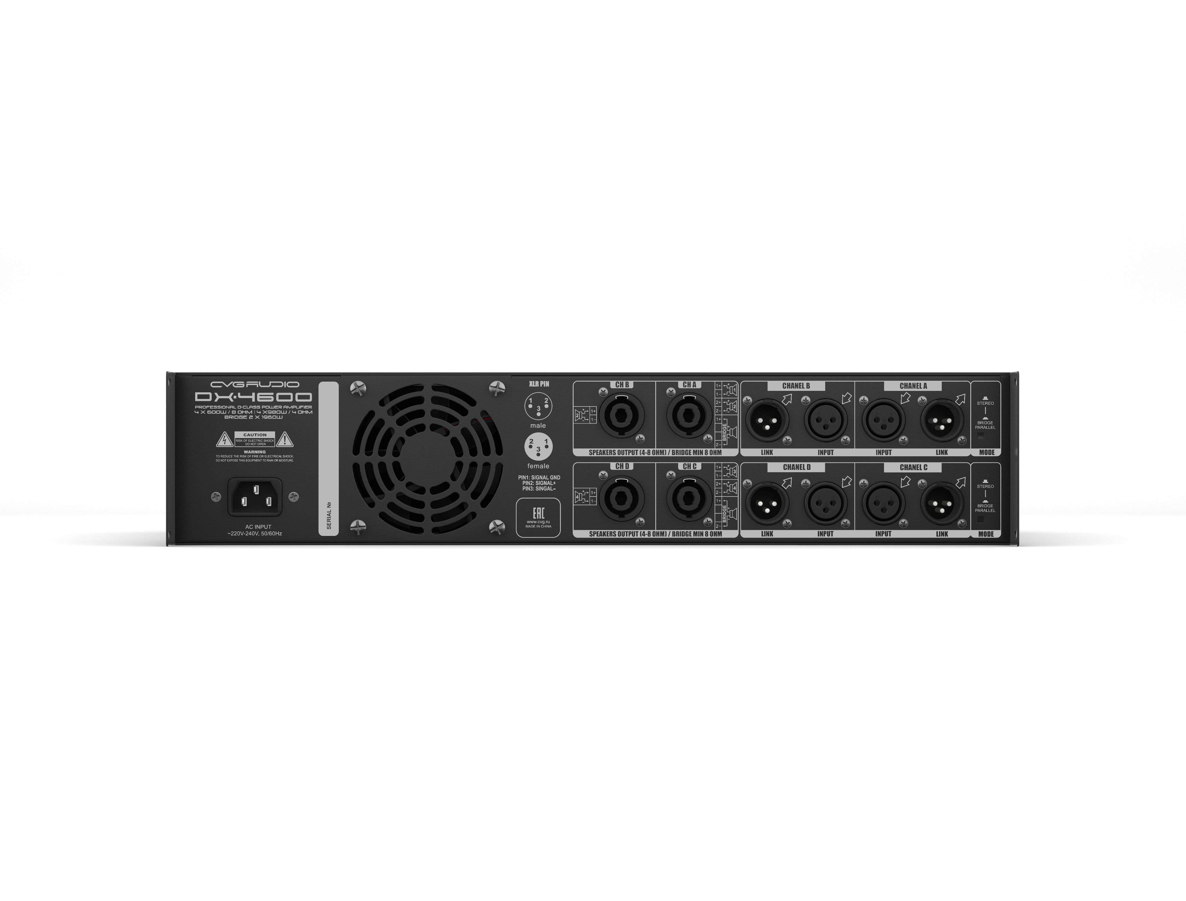 Стерео усилитель CVGAUDIO DX-4600
