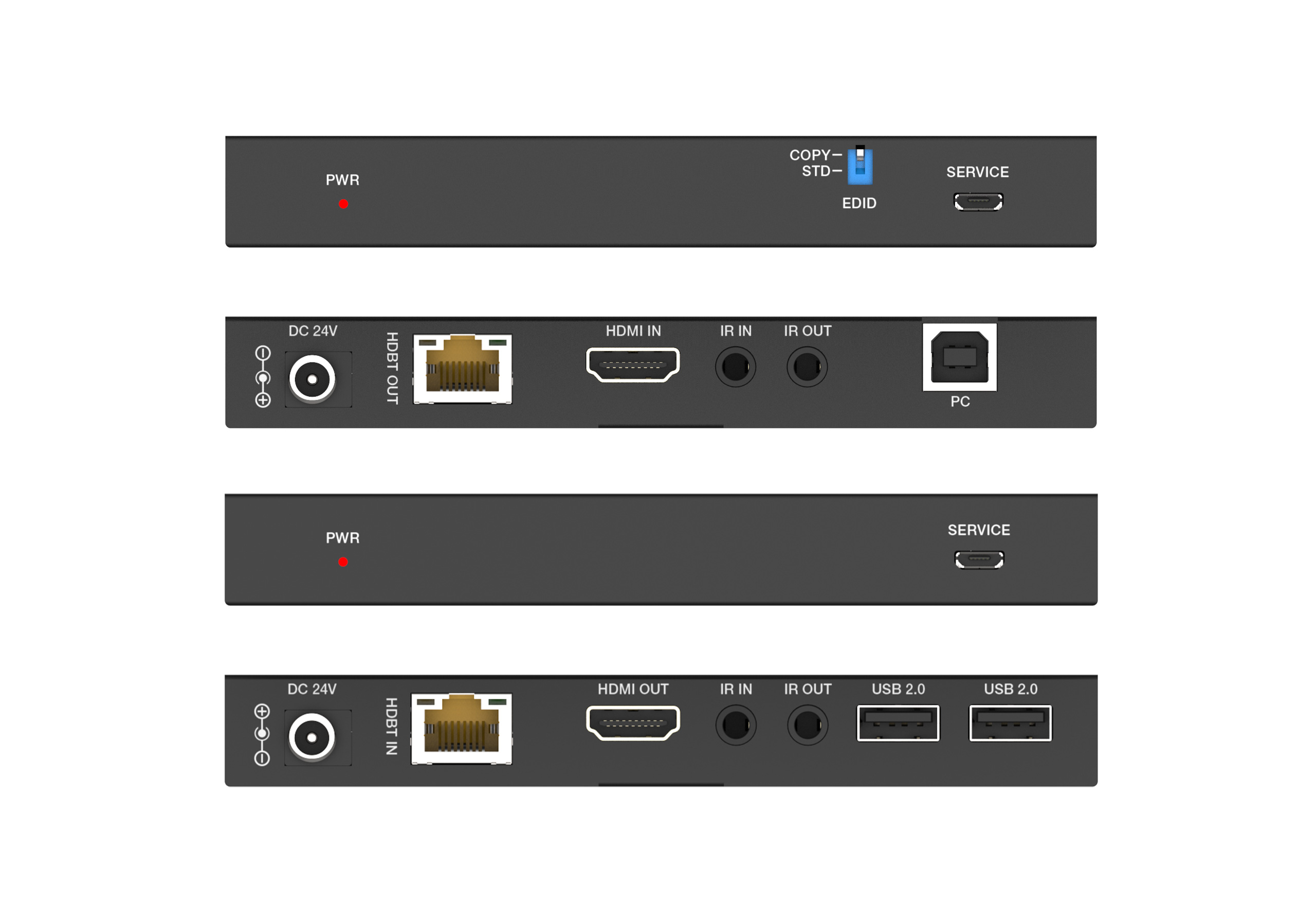 Приемо-передатчик Infobit iTrans E150U2 HDBaseT HDMI 18.0Gbps, 150m for 1080p, 120m for 4K/60Hz