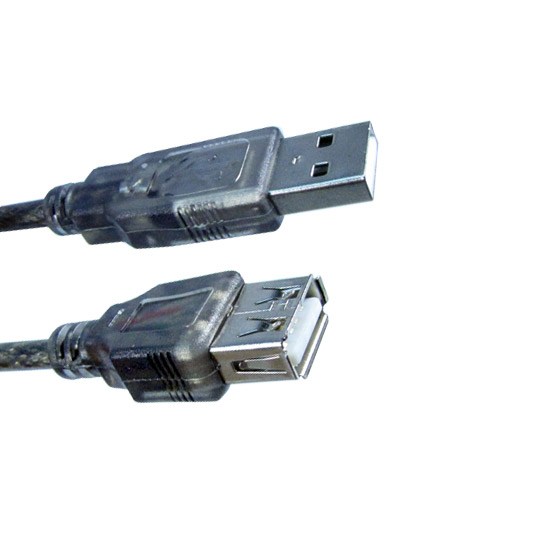 Удлинитель, Monster Cable, AM-AF3m, USB AM-AF 3 м., Hi-Speed USB 2.0, Ферритовые кольца защиты, Черн