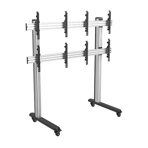Мобильная стойка Wize Pro [VWM2X2-55] для видеостены 2х2 из дисплеев 45"-55"
