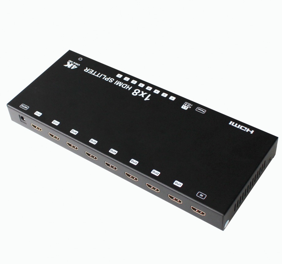 Усилитель-распределитель Osnovo D-Hi108/1, 1:8 HDMI, 4K@60Hz 4:2:0