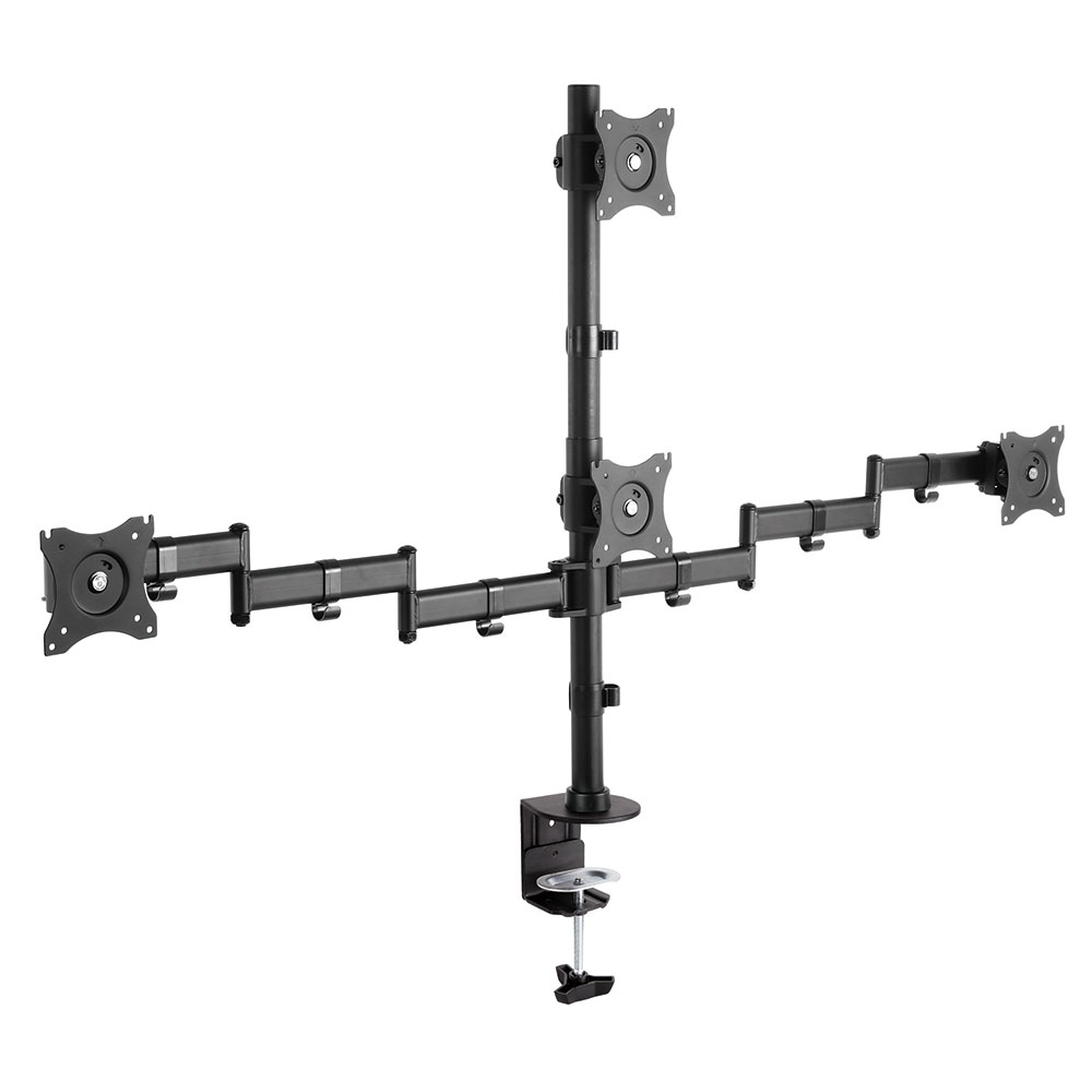 Кронштейн для 4-x мониторов Arm media LCD-T16 black