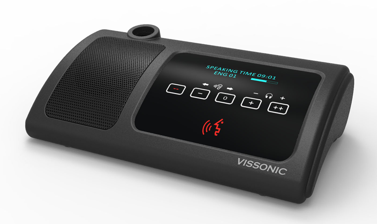 Пульт делегата с голосованием и селектором каналов Vissonic VIS-DVD-T