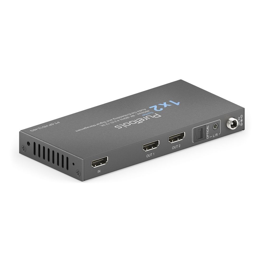 Распределитель (сплиттер) PureLink PT-SP-HD12-48G 1x2 HDMI 2.1 Splitter - 48Gbps with Scaler and Aud