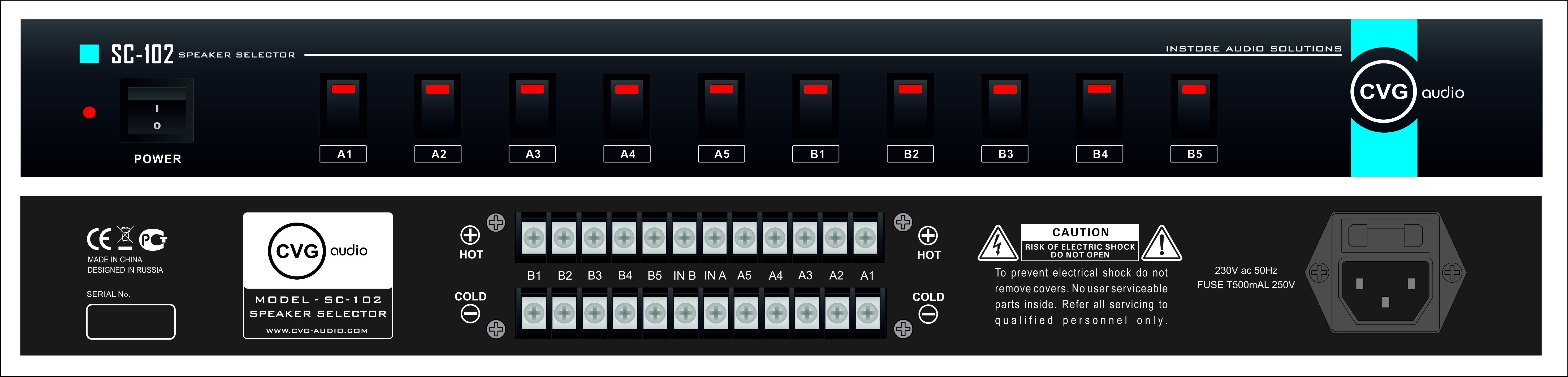 Селектор каналов CVGaudio SC-102